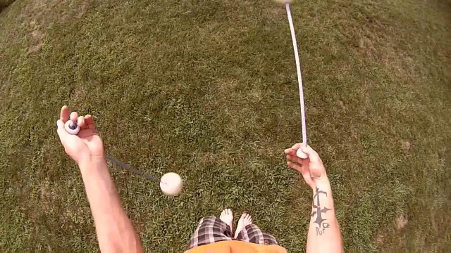 Aaron Hall – Backyard POV Poi Spinning